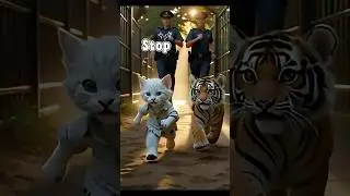 Friendship Beyond Fear #cat#tiger