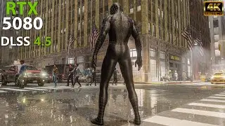 RTX 5080 - Marvel's Spider-Man 2 (4K UHD 120FPS) Ray-Tracing ON -  DLSS 4.5 | Black Spider-Man