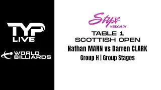 Nathan Mann vs Darren Clark | Group Stages | Scottish Open 2022 | World Billiards