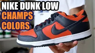 NIKE DUNK LOW CHAMPS COLORS REVIEW + SIZING & RESELL PREDICTIONS...BEST QUALITY DUNK THIS YEAR?