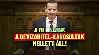 A Fidesz &eacute;s a Tisza a bank&aacute;rok mellett, a Mi Haz&aacute;nk a devizahitel-k&aacute;rosultak mellett &aacute;ll!
