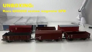 UNBOXING: Roco 6600098 zestaw wagon&oacute;w OPW
