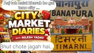 Chote Shehron Ka Safar ❤️ Banapura &rarr; Seoni Malwa &rarr; Timarni | Real India Vlog Chapter -04