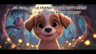 Don’t Be Afraid, Little Friend 🐶🌙 | Kids Song About Bravery