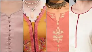 Simple & Stylish Neck Design with Piping For kurti/Blouse 2023 | New Neck Design Ideas