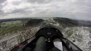 Duo Discus Turbo-30.04.2016-Landing in Wasserkupe (EDER)-RWY 24