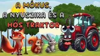 A m&oacute;kus, a nyuszika &eacute;s a hős traktor #mese #gyerekeknek #traktor #&aacute;llatok #traktoros mese, #magyar