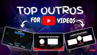 TOP 3 GAMING END SCREEN OUTRO. best outro template no copyright 2021.| NO COPYRIGHT