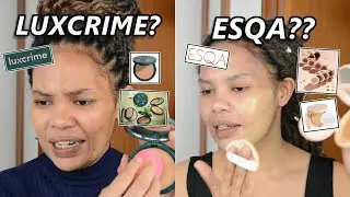 ESQA CUSHION ATAU LUXCRIME FOUNDATION?? Review 2 Complexion Lokal Terbaru!!