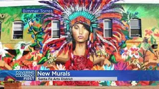 New Murals Have Started Being Painted In The Santa Fe Arts District