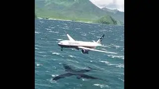 emergency landing of a plane at sea eps 477