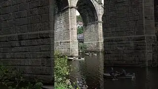 Riverside Walk Through History: Scenic Beauty in Knaresborough, North Yorkshire, England, UK #shorts