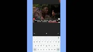 SUBTITLING A VIDEO ON INSHOT
