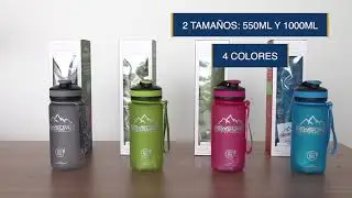 Botella de agua reutilizable deportiva shaker NEWSUMIT Unboxing
