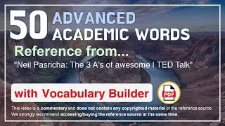 50 Advanced Academic Words Ref from 