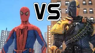SPIDERMAN VS DEATHSTROKE - THE AMAZING SPIDER-MAN
