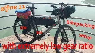 Alfine 11 bikepacking setup