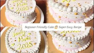 Super Easy Cake Recipe For Beginners🌸#youtubeshorts#recipe#cake#viral#video#trending#shorts#explore 