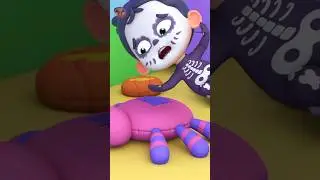 Five Little Skeletons #shorts #halloweensongs #trickortreat $cartoonvideos