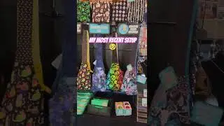 tried yet another layout for my pop market table display and I love how it came out! #popupshop
