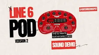 LINE 6 POD Version 2 - The Ultimate Guitar Direct Box Sound Demo