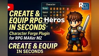 Next-Level Character Creator for RPG Maker MZ | ED5 Character Forge Plugin Showcase
