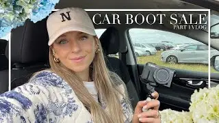 MY FAVOURITE DAY AT THE CAR BOOT SALE! Come with me to go bargain hunting at SEAHAM CAR BOOT | VLOG