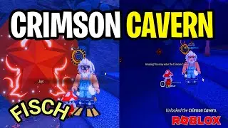 Cómo DESCUBRIR la zona de CRIMSON CAVERN y CONSEGUIR una CAÑA GRATIS   Caverna Camersí Fisch  Fisch