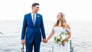After 10 Years Becky & Will Celebrate with a MicroWedding on Sebago Lake, Maine