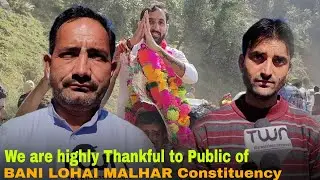 We are highly Thankful to the Public of Bani Constituency