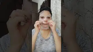 NYKAA SKIN SECRET SHEET MASK : Green Tea + Aloe Vera For Rejuvenated + Hydrated Skin #shorts #nykaa