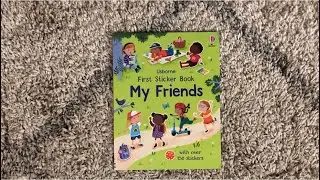 Usborne Books & More First Sticker Book My Friends