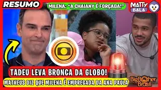 🟡 MILENA ACHA CHAIANY E GABI FORÇADAS // MATHEUS CHAMA MILENA DE EMPREGADA DA ANA PAULA #bbb #bbb26
