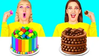 केक सजा चुनौती | मज़ेदार फ़ूड हैक्स DoDo Challenge