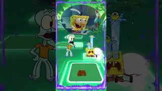 Squidward vs Spongebob | Tiles Hop X Coffin Dance