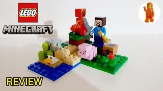 LEGO Minecraft The Creeper Ambush 21177 review