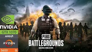Ryzen 5 3600 + GTX  1070 | PUBG PC Benchmark (2025) | Low / High Settings