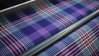 Knockando Woolmill - Winter 2018 Tartan blanket (Purple)