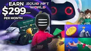 $300USDT PER MONTH ON SQUID NFT WORLD EARNING RESULTS BY BISWAP - NEW GAMEFI PLAY TO EARN BSW