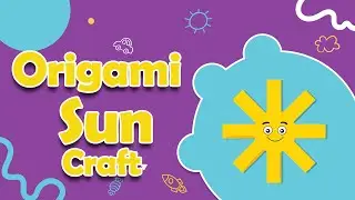 Origami Sun ! Origami Sun step by step ! Easy Paper Origami ! Paper Sun ! Origami Sun With Face !