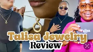 Talisa Jewelry Review | Talisa Big Circle Engraved Necklace