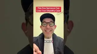Never Tell A Judge This If You're Disabled #disability #court #advice