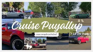 Cruise Puyallup 2024 - Part 1: Classic & Modern Cars Shine Under the Sun