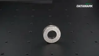 Circular Text Engraving on Machined Circular Component