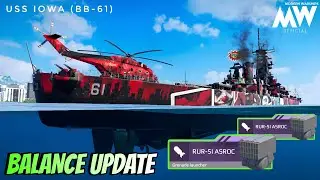 USS IOWA (BB-61) After Rebalance Gameplay 🔥 - Modern Warships