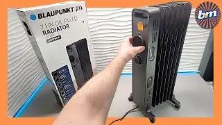 Blaupunkt 7 Fin Oil Filled Radiator 1500W Review - GOOD FOR LOG CABIN?