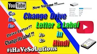 Change Drive Letter & its Label