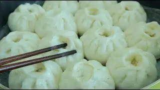 包子這樣做才是最正宗！水里一煮，出鍋8個嗑到嘴邊，比蒸的香多了 #美食 #家常菜 #简单 #好吃 #制作