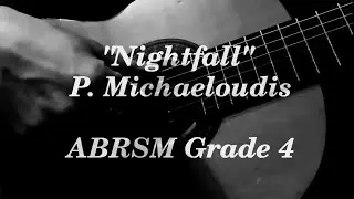 Nightfall ABRSM Guitar Grade 4. Panteleimon Michaeloudis composer, performed by Duncan Leigh.