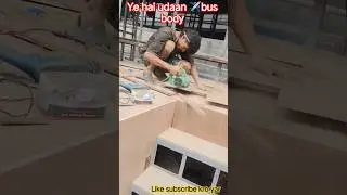 ✅apna time ayega 🚍 Bus Body Flooring Work | Heavy Ply Fitting & Angle Cutting | A S K Body Coach 🔥